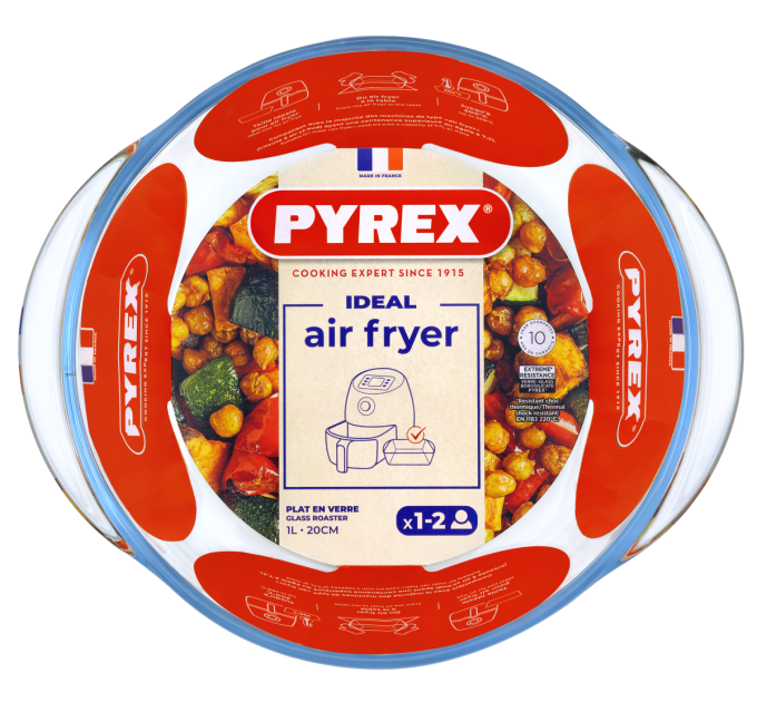 Pyrex Форма для запікання Pyrex AirFryer, 20x18x7 см (1.0 л)