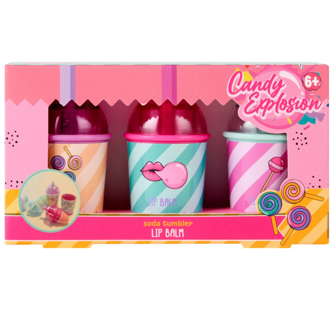 Create it! Набір з 3-х бальзамів для губ у стаканчиках Create IT! CANDY (884840)