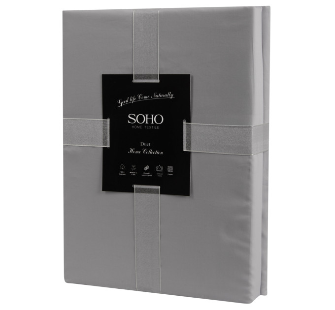 SOHO Комплект постільної білизни Soho Полуторний Duet 150х200 см Mocha/Grey
