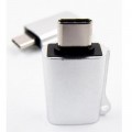 Dengos Перехідник OTG USB - Type-C grey Dengos (ADP-019)