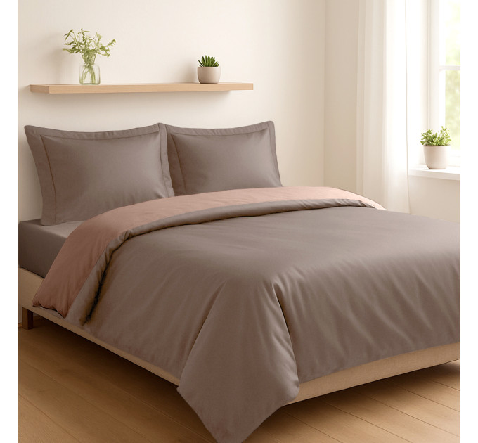 SOHO Комплект постільної білизни Soho Сімейний Duet 150х200 см Beige/Mocha