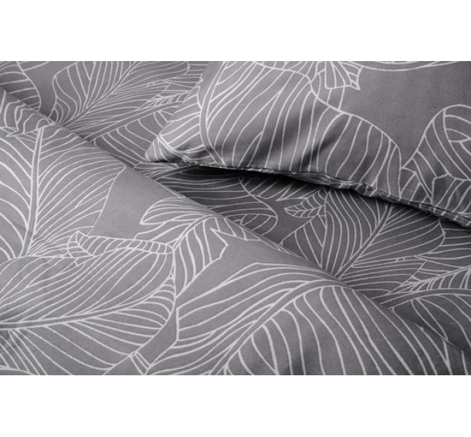 SOHO Комплект постільної білизни Soho Сімейний 150х200 см Leaves Grey