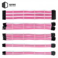 Qube Кабель Qube для блока питания QUBE 1*24P MB, 2*4+4P CPU,2*6+2P VGA Whi (QBWSET24P2x8P2x8PWP)