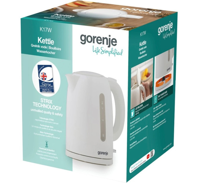 Gorenje Електрочайник Gorenje K17W