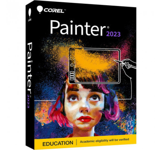 ПЗ для мультимедіа Corel Painter 2023 ML Education EN/DE/FR Windows/Mac (ESDPTR2023MLA)