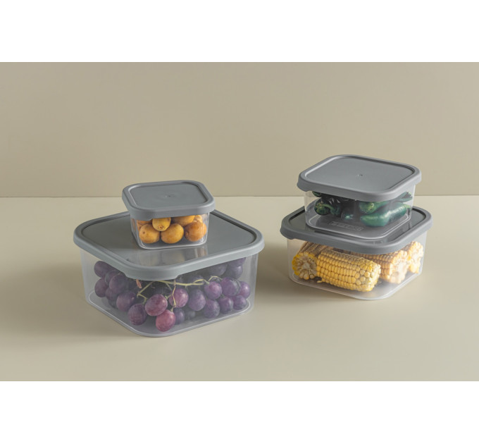 Idea Home Контейнер Idea Home 00813 Quick Box Gray 1.8 л (00813 Gray)