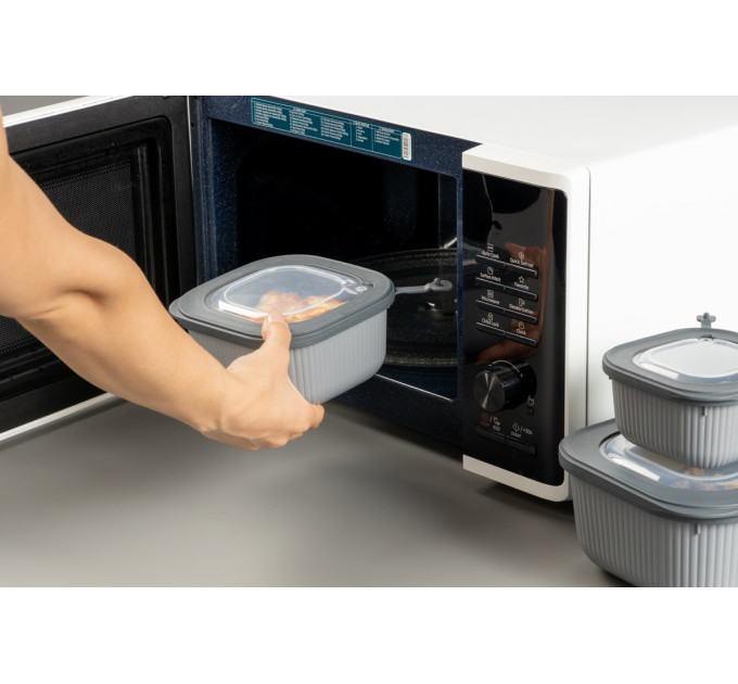 Idea Home Контейнер Idea Home 00681 Line Box Gray 0.6 л (00681 Gray)