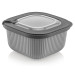 Idea Home Контейнер Idea Home 00682 Line Box Gray 1.1 л (00682 Gray)