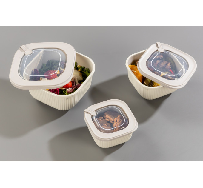 Idea Home Контейнер Idea Home 00683 Line Box Bej 1.8 л (00683 Bej)