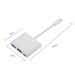 Dynamode Перехідник Dynamode Dynamode USB3.1 Type-C to 1хHDMI, 1хUSB 3.0, 1хUSB Type-C Fe (Multiport USB 3.1 Type-C to HDMI)