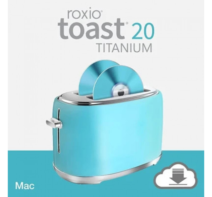 ПЗ для мультимедіа Corel Roxio Toast 20 Titanium ML EN/DE/FR/ES/IT Mac (ESDRTO20TIMACML)