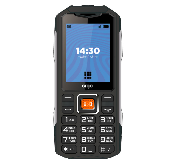 Ergo Мобільний телефон ERGO E242 Dual Sim Black