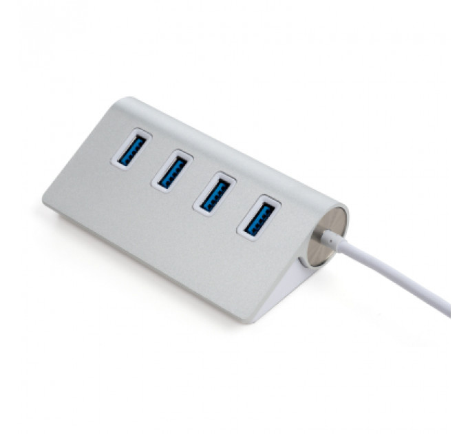 Концентратор Vinga Type-C to 4*USB3.0 1.0m cable aluminium (VCPHCU304)