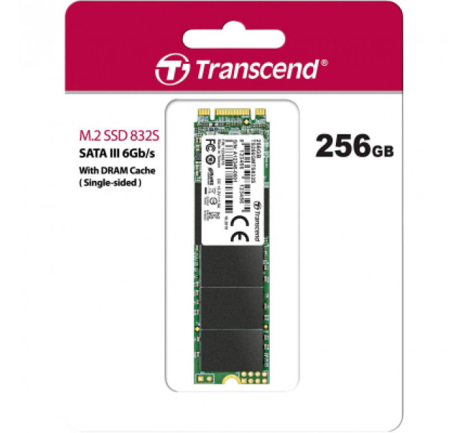 Накопичувач SSD M.2 2280 256GB Transcend (TS256GMTS832S)