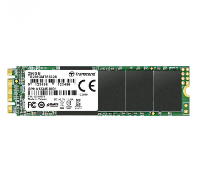 Накопичувач SSD M.2 2280 256GB Transcend (TS256GMTS832S)
