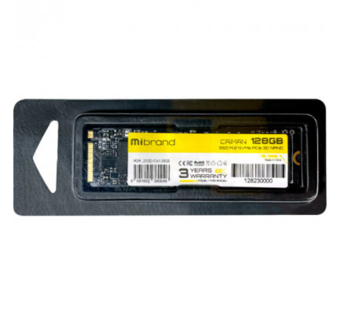 Накопичувач SSD M.2 2280 128GB Mibrand (MIM.2SSD/CA128GB)