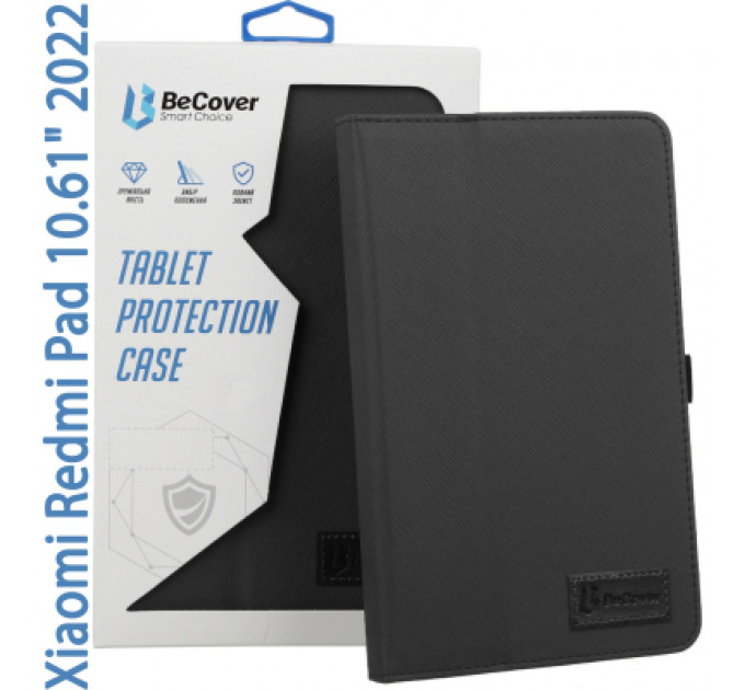 Чохол до планшета BeCover Slimbook Xiaomi Redmi Pad 10.61" 2022 Black (708341)