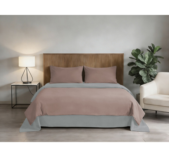 SOHO Комплект постільної білизни Soho Євро 200х220 см Rose/Light gray