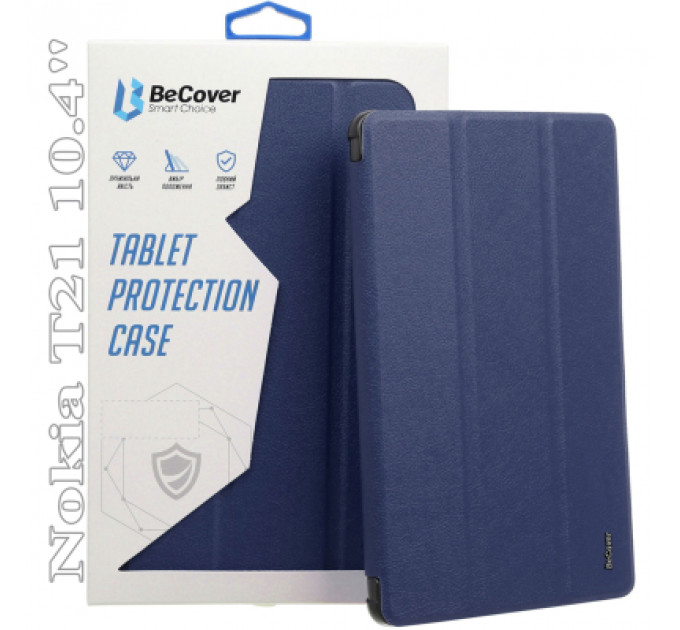 Чохол до планшета BeCover Smart Case Nokia T21 10.4" Deep Blue (709556)