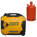 KOMPAK Генератор двох паливний Kompak KGG42Ei-DF 3.8/4.2 кВт