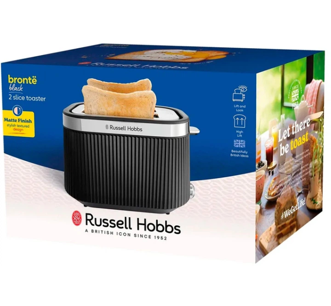 Russell Hobbs Тостер Russell Hobbs 26760-56/RH Bronte 2S Toaster Black