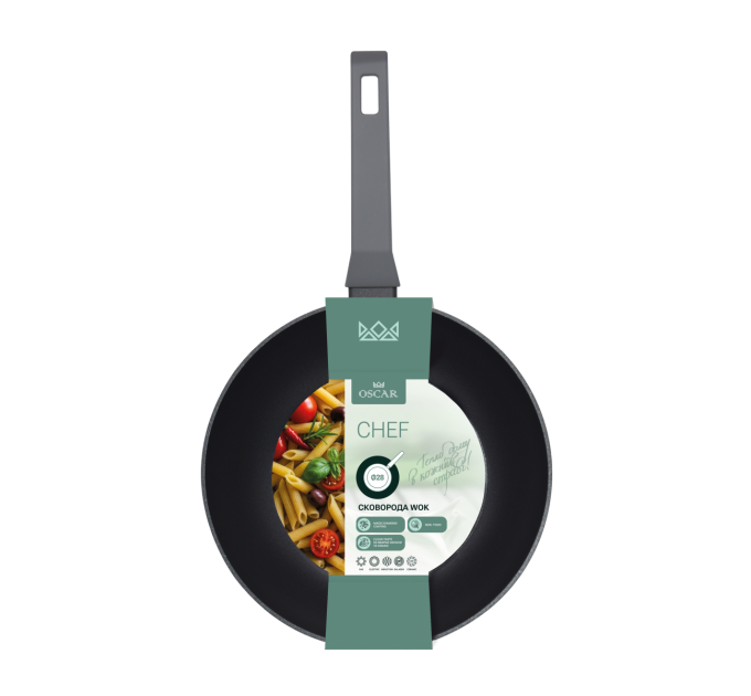 Oscar Сковорода WOK Oscar Chef, 28 см new