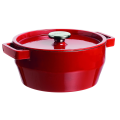 Pyrex Каструля Pyrex Slow Cook red, (6.8 л) 28 см