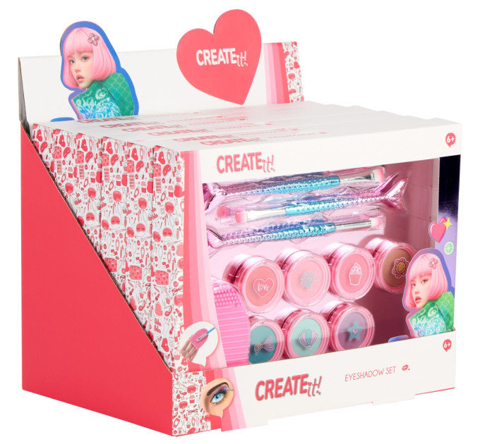 Create it! Набір тіней для повік Create IT! з пензликами
