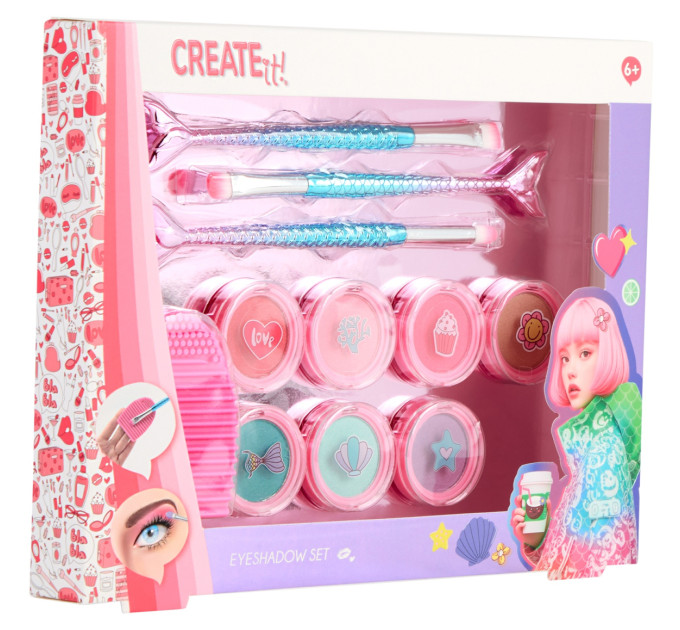 Create it! Набір тіней для повік Create IT! з пензликами