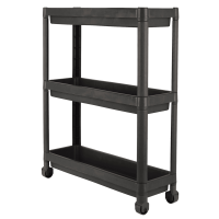 Етажерка 3-х ярусна Violet House 6015 Long Shelf 3 GREY 54х18х67 см