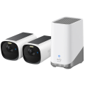 EUFY IP-камера Eufy E40 - 2-Cam Kit + HomeBase S380 2K, NV, PV, AI White