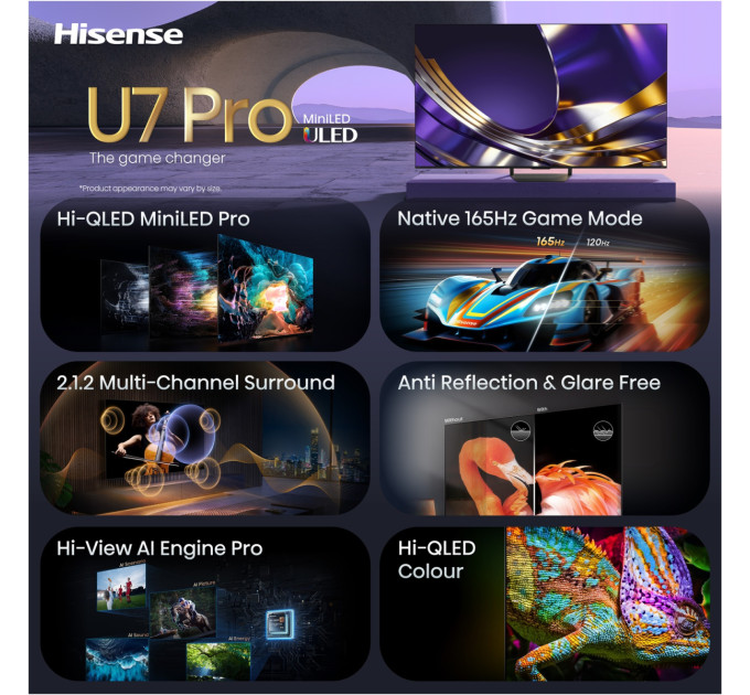 Hisense LED-телевізор Hisense 65U7S PRO