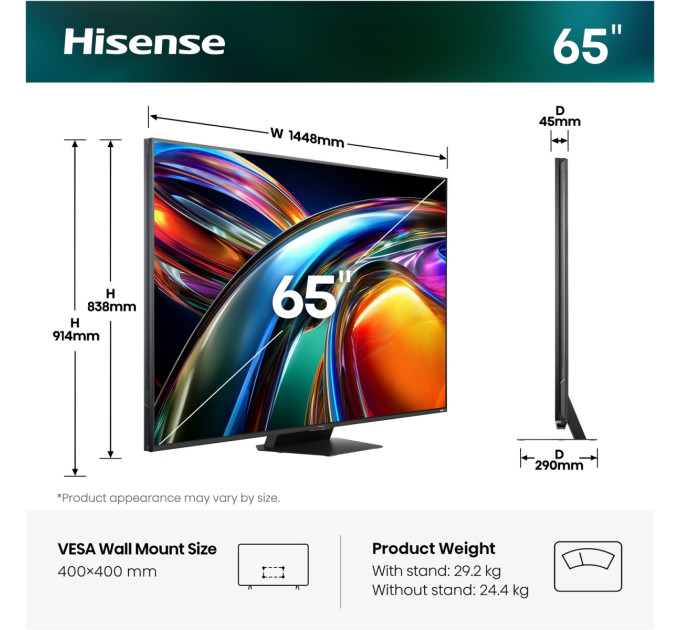 Hisense LED-телевізор Hisense 65UR9S
