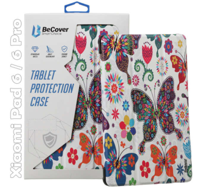 Чохол до планшета BeCover Smart Case Xiaomi Mi Pad 6 / 6 Pro 11" Butterfly (709492)