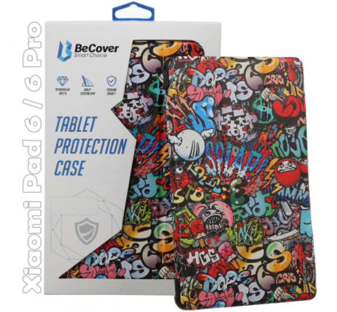 Чохол до планшета BeCover Smart Case Xiaomi Mi Pad 6 / 6 Pro 11" Graffiti (709496)