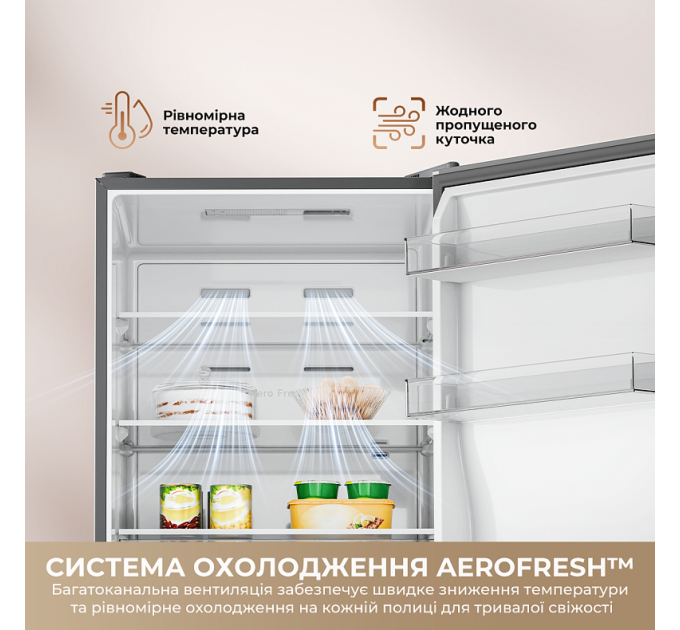 Dreame Холодильник Dreame MegaPro 185cm E class-Beige