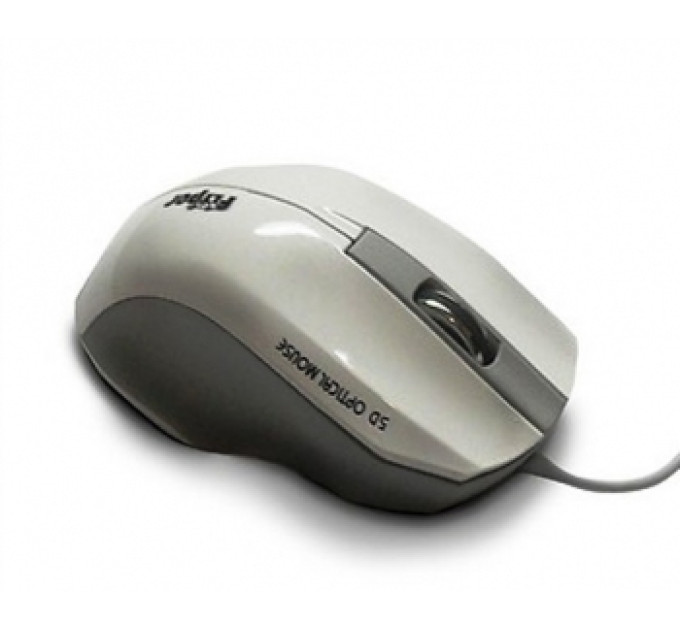 Миша Flyper FM-4023 (White) USB, White- Grey