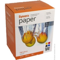 Фотопапір ColorWay глянцевий 200г/м, 10x15 PG200-500