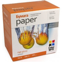 Фотопапір ColorWay глянцевий 230г/м, 10x15 PG230-500