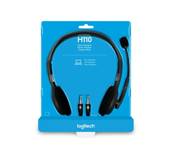 Гарнітура Logitech H110 Stereo Headset (981-000271)