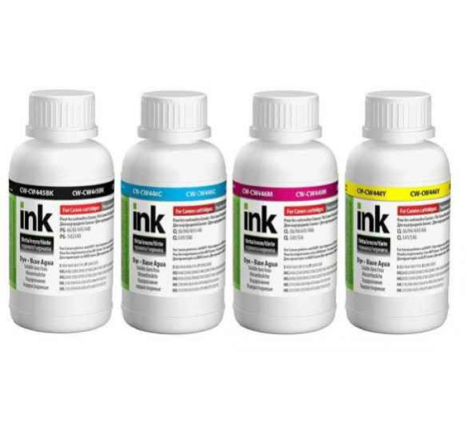 Комплект чорнил  CW Epson L-100/200 series (4х200мл) BK/С/M/Y