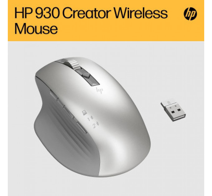 Мишка HP Creator 930 Wireless Silver (1D0K9AA)
