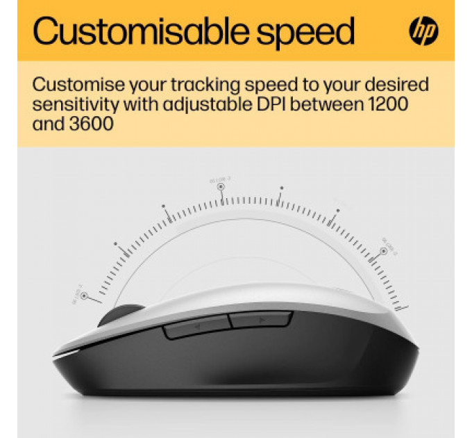 Мишка HP Dual Mode Bluetooth/Wireless Silver (6CR72AA)