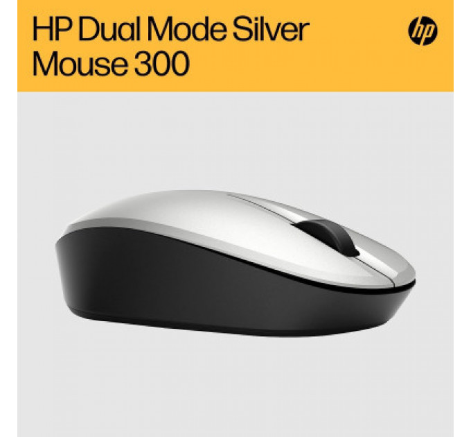 Мишка HP Dual Mode Bluetooth/Wireless Silver (6CR72AA)