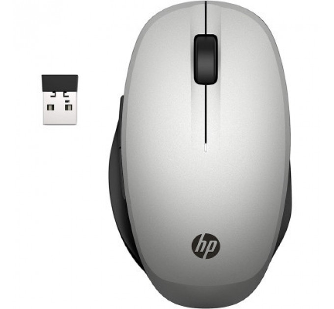 Мишка HP Dual Mode Bluetooth/Wireless Silver (6CR72AA)