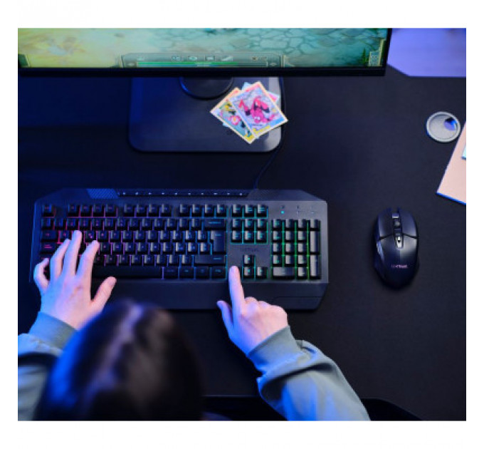 Мишка Trust GXT 110 Felox RGB Wireless Black (25037)
