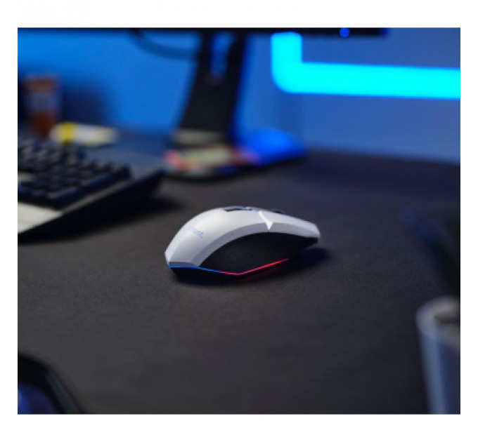 Мишка Trust GXT 110 Felox RGB Wireless White (25069)