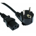 Кабель живлення Schuko PC-186 CEE7/17-C13, 1.2M, 0.75mm, OEM