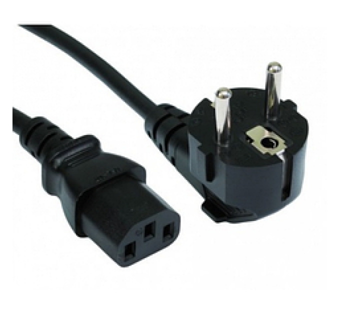 Кабель живлення Schuko PC-186 CEE7/17-C13, 1.2M, 0.75mm, OEM