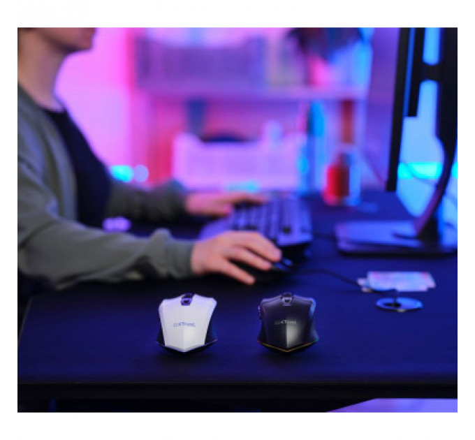 Мишка Trust GXT 110 Felox RGB Wireless White (25069)
